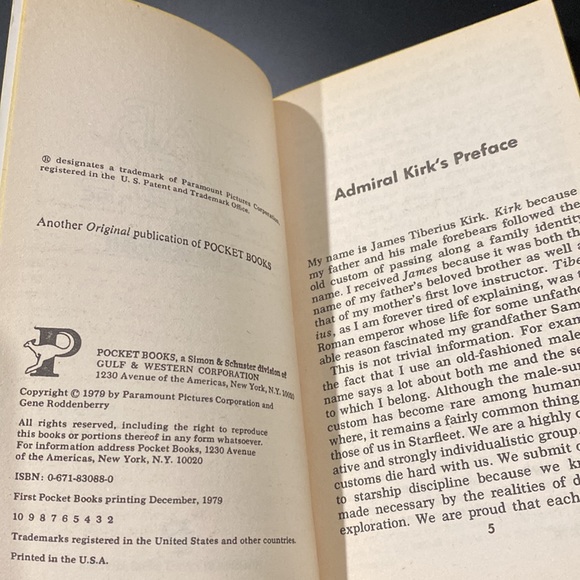 Star Trek the Motion Picture Novelization by Gene Roddenberry - Paperback Novel - Picture 5 of 5